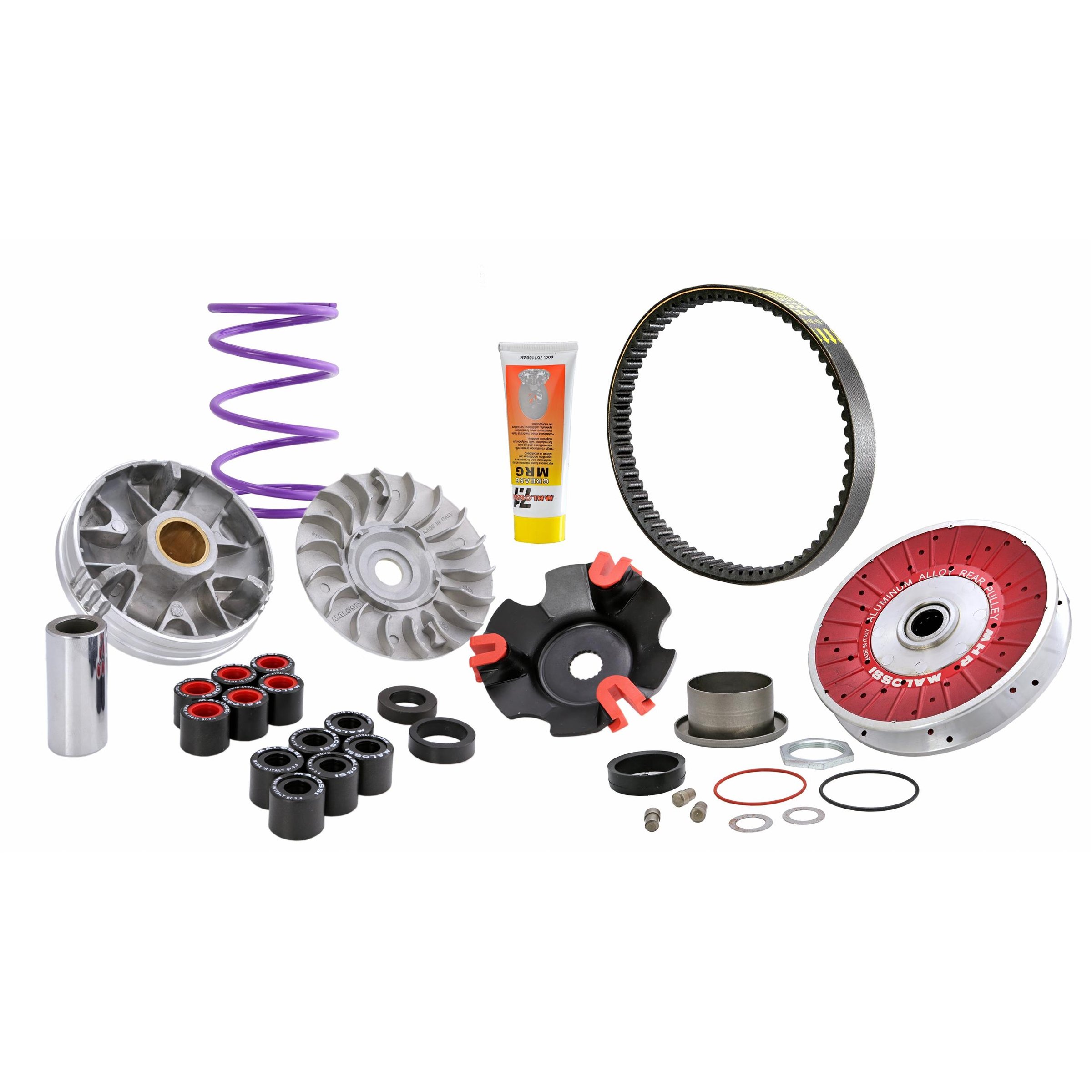 Image of Overrangekit MALOSSI MHR La Furia Rossa für PIAGGIO kurz für PIAGGIO/Vespa ZIP SP2/ZIP 2000/ET2/LX/S 2T ('01->) für PIAGGIO kurz für PIAGGIO/Vespa ZIP SP2/ZIP 2000/ET2/LX/S 2T ('01->)