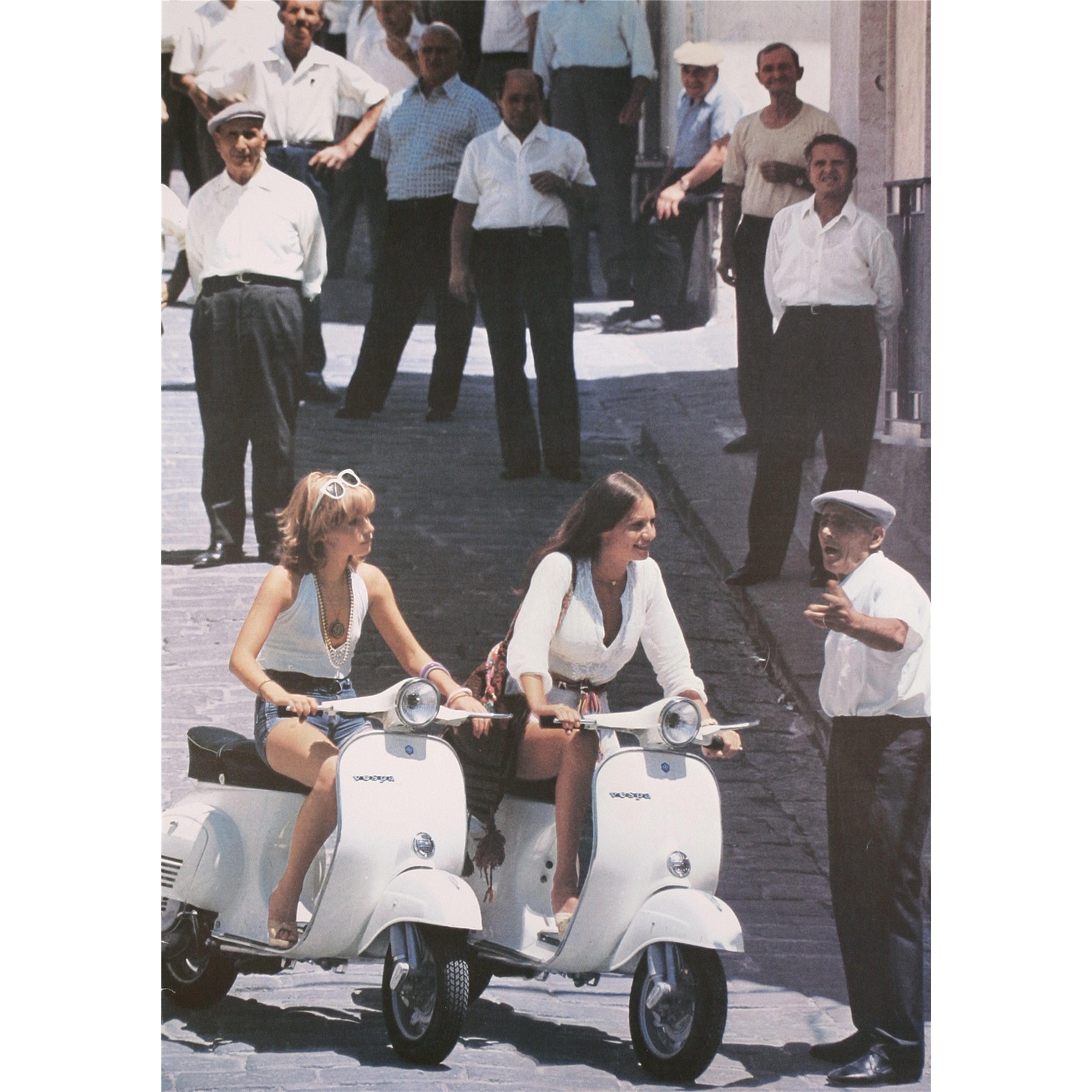 Image of Poster mit Motiv "Vespa Primavera - Frauen unterwegs"