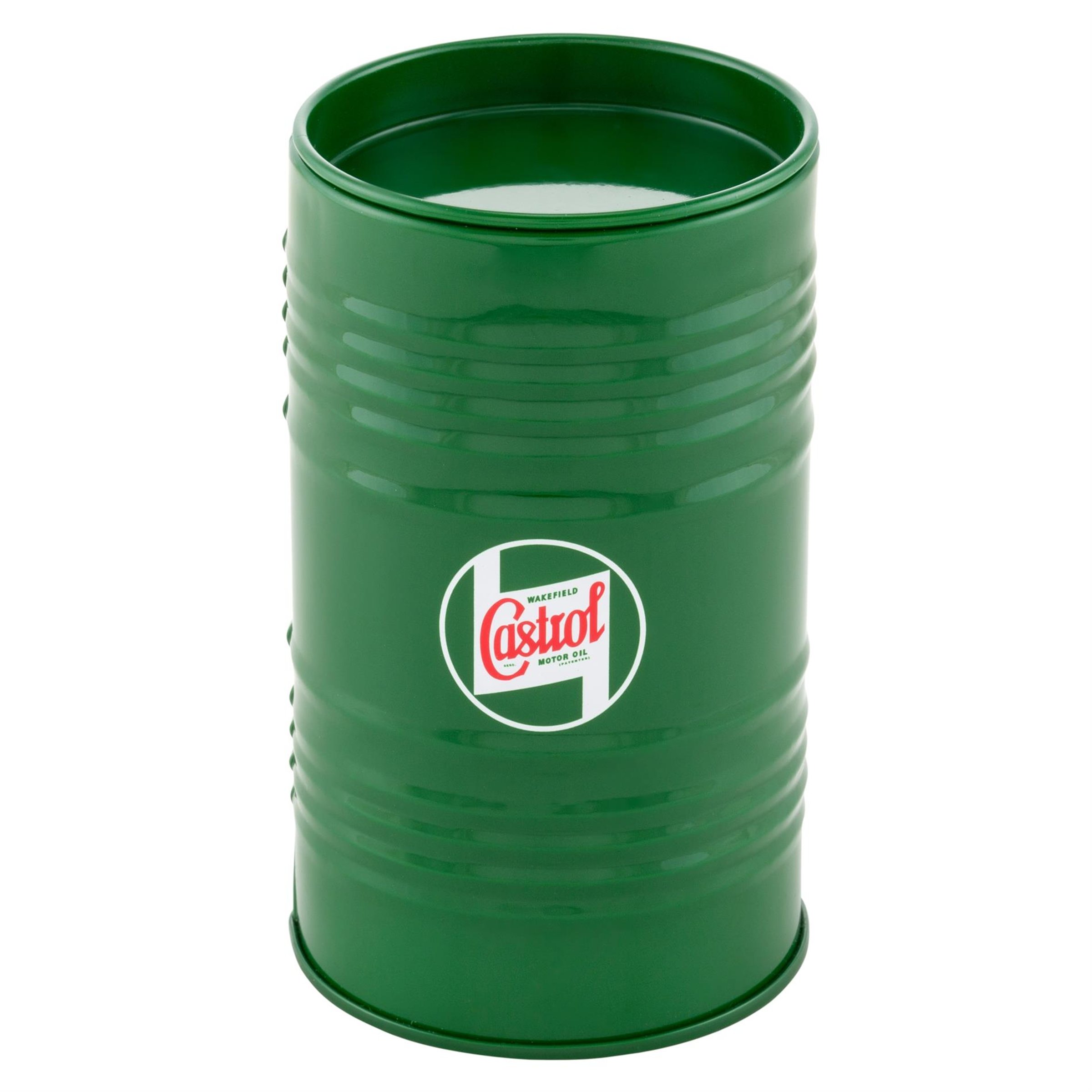 Image of Blechdose CASTROL CLASSIC mit Motiv Ölfass grün/weiß/rot