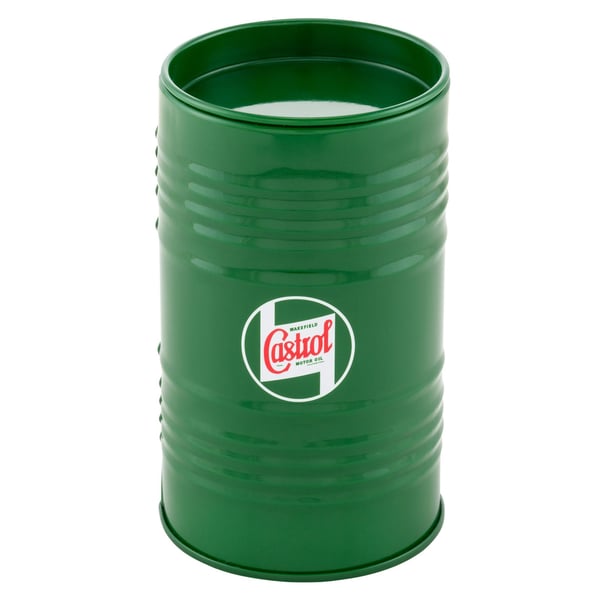 Image of Blechdose CASTROL CLASSIC mit Motiv Ölfass grün/weiß/rot