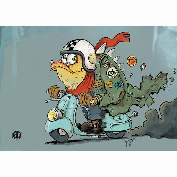 Image of Postkarte SIP mit Motiv mit "PATINAMONSTER"