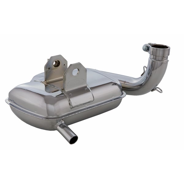 Image of Rennauspuff SIP ROAD 2.0 0211 - 0254, Stahl chrom für Vespa 125 VNA-TS/150 VBA-Sprint/PX80-150/PE/Lusso