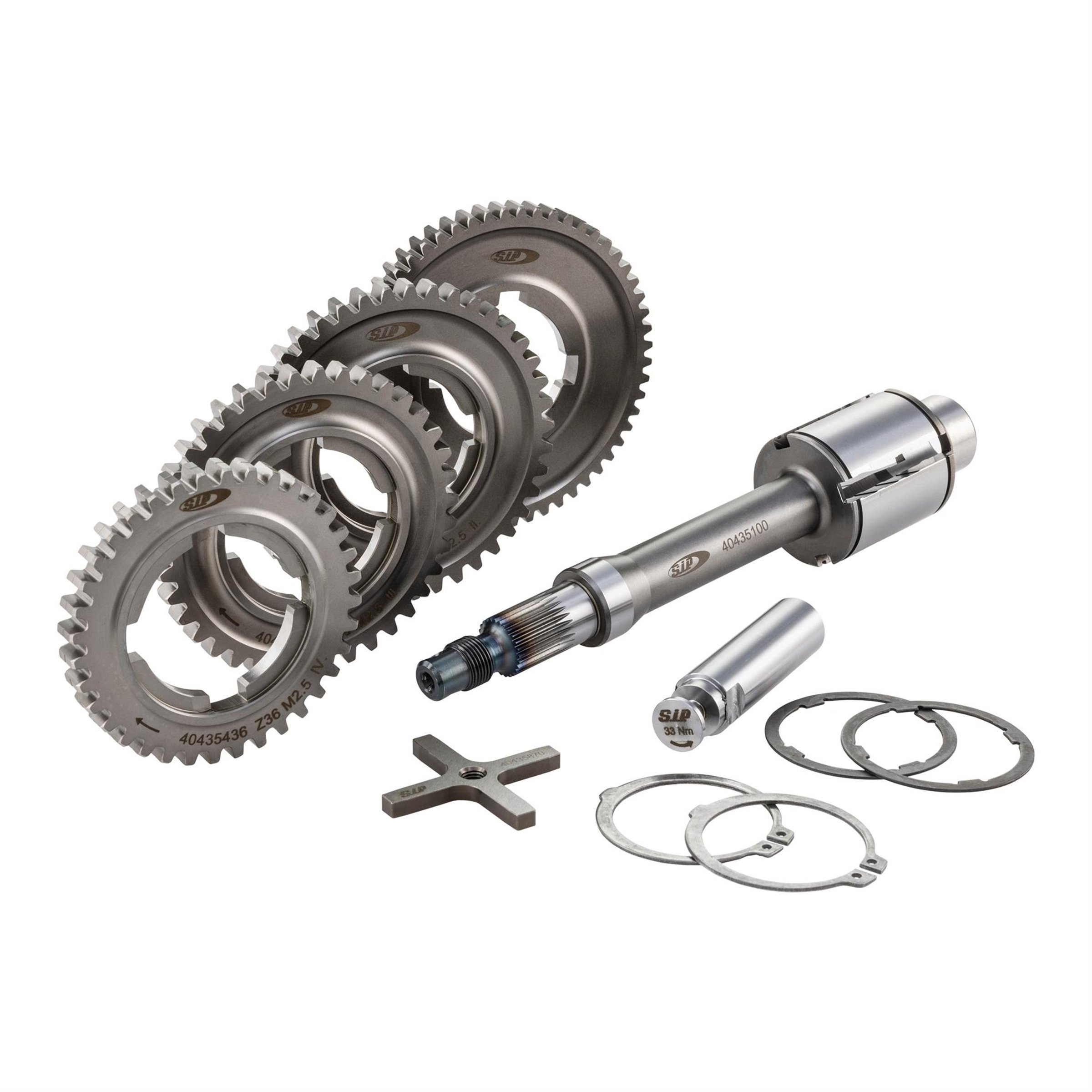Image of Antriebswelle Z 57-42-38-36 SIP "PX Lusso" für Vespa 125 GT 2°/GTR/Super 2°/TS/150 GL 2°/Sprint 2°/V/Super 2°/Rally/PX80-200/PE/Lusso/T5/Cosa für Vespa 125 GT 2°/GTR/Super 2°/TS/150 GL 2°/Sprint 2°/V/Super 2°/Rally/PX80-200/PE/Lusso/T5/Cosa für Vespa 125 