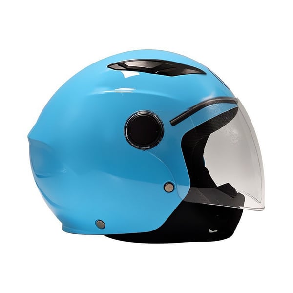 Image of Kinderhelm BHR 838 Kid, blau, Gr. L, 51-52cm Jethelm