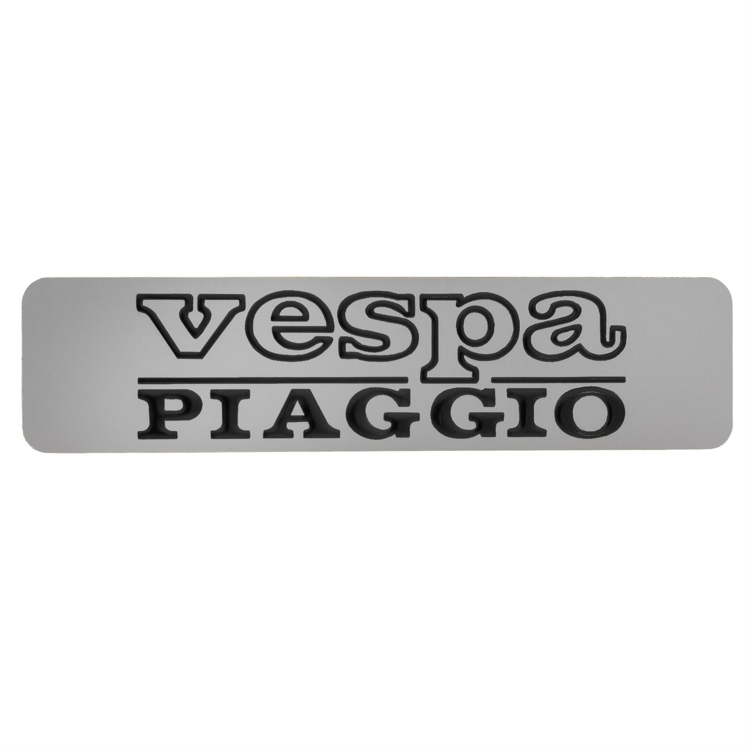 Image of Schriftzug "Vespa Piaggio" Tank 182347 - 164706 für PIAGGIO CIAO/PX/SC/Bravo 50ccm 2T AC für PIAGGIO CIAO/PX/SC/Bravo 50ccm 2T AC