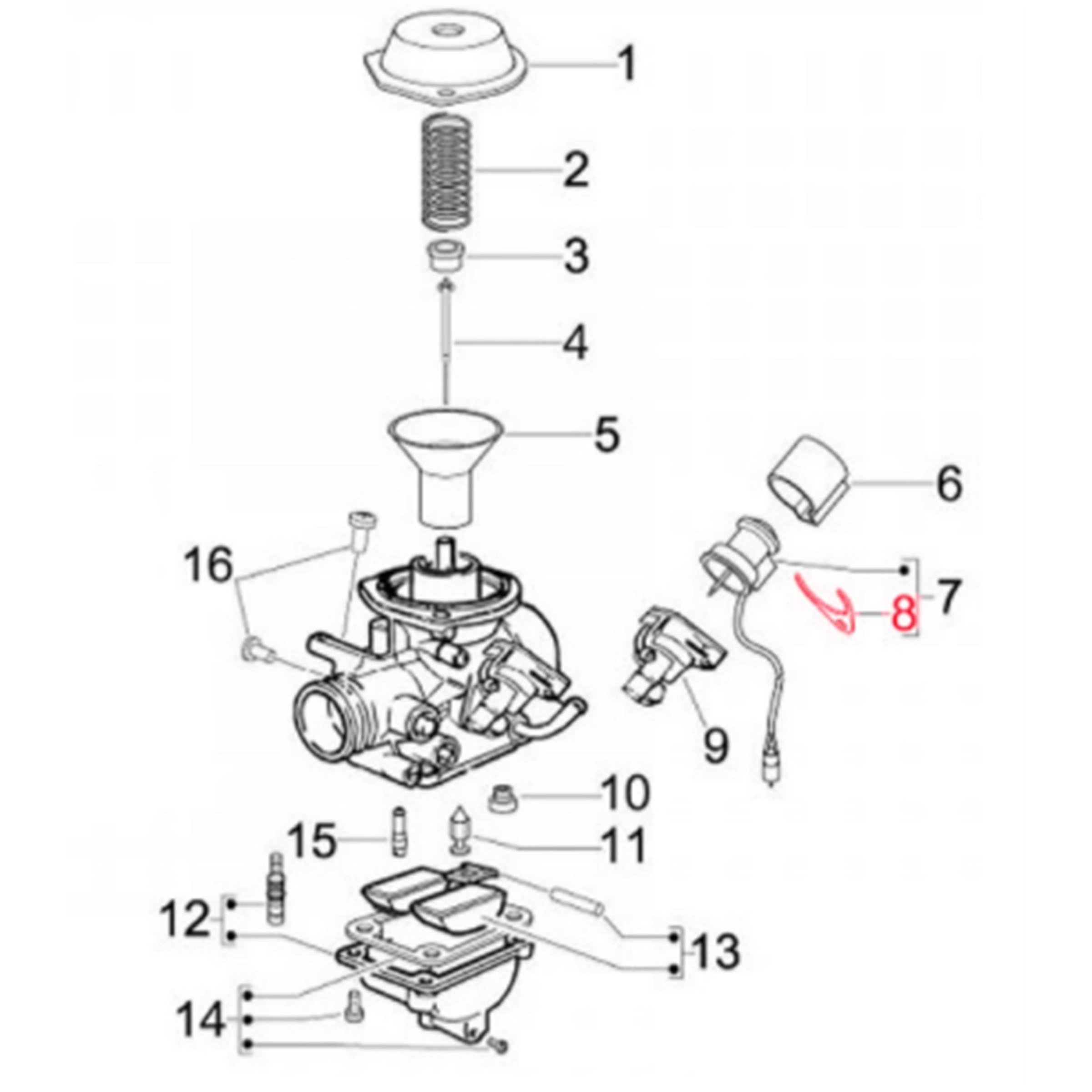 Image of Befestigungsblech E-Choke, PIAGGIO für Vespa ET4/LX/LXV/S/GT/GT L/GTS 125-200ccm 4T AC/LC für Vespa ET4/LX/LXV/S/GT/GT L/GTS 125-200ccm 4T AC/LC