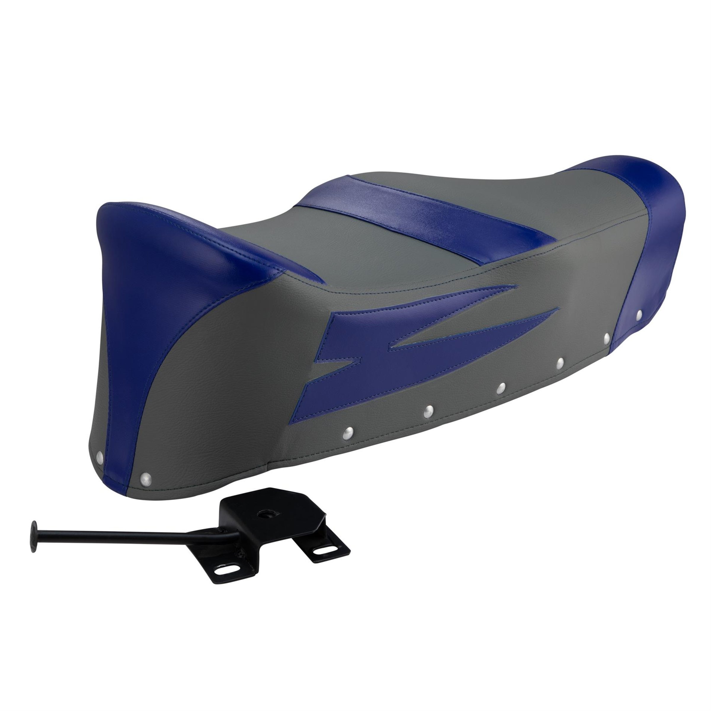 Image of Sitzbank telegrau RAL7046/ulramarinblau RAL5002 für Lambretta 125 LI 3°/LIS/150 LI 3°/LIS/SX/175 TV 3°/200 SX für Lambretta 125 LI 3°/LIS/150 LI 3°/LIS/SX/175 TV 3°/200 SX
