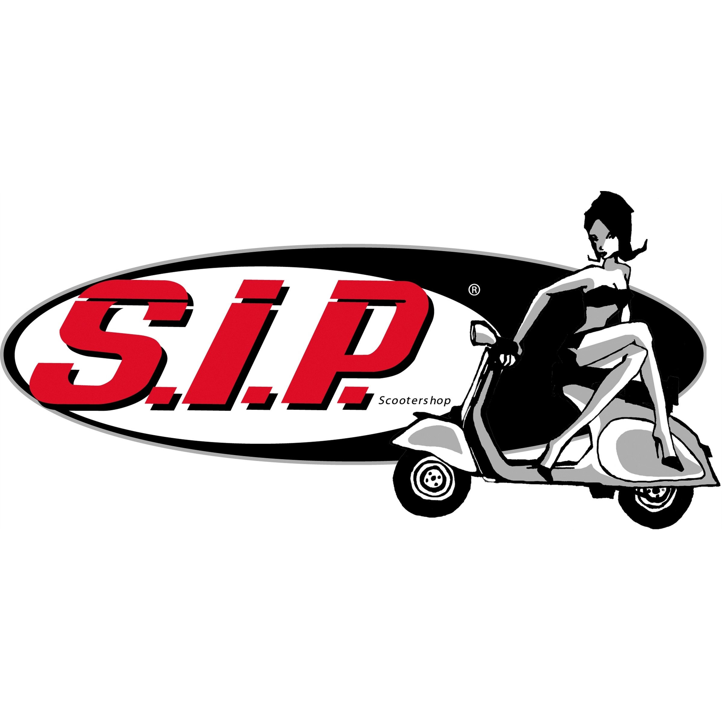 Image of Aufkleber SIP Logo mit PinUp