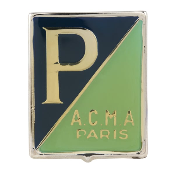 Image of Emblem "PIAGGIO ACMA Paris" für Vespa ACMA 125 `54-`56/150 GL `56