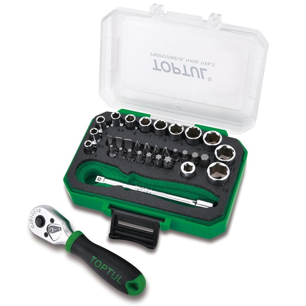 Image of Steckschlüsselsatz TOPTUL MINI 1/4"