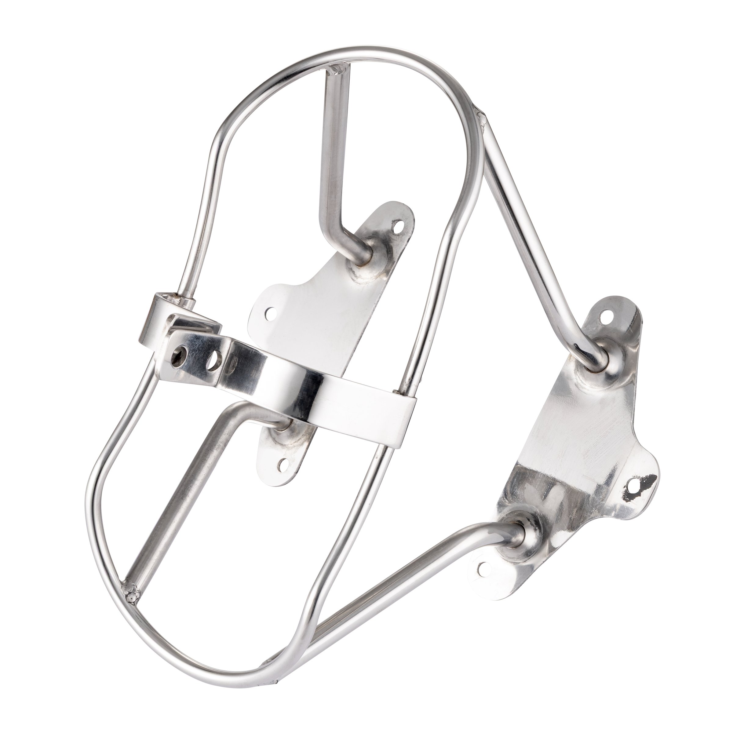 Image of Reserveradhalter, für offene 10" Felge, Durchstieg längs für Lambretta 125 LI (3.Serie)/Special/GP/DL/150 LI (3.Serie)/Special/XS/GP/175 TV (3.Serie)/200 TV/SX/GP/DL für Lambretta 125 LI (3.Serie)/Special/GP/DL/150 LI (3.Serie)/Special/XS/GP/175 TV (3.Ser