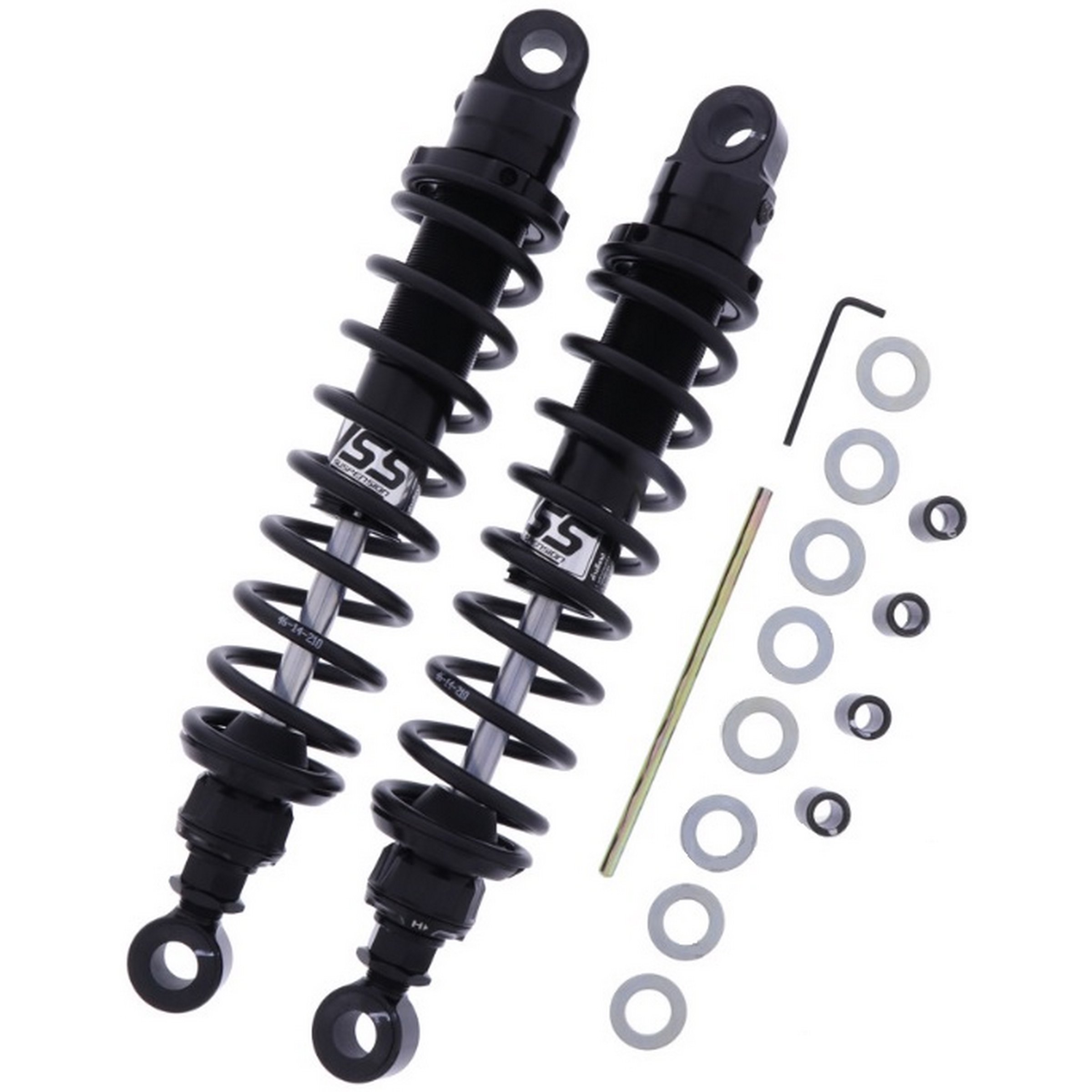 Image of Stoßdämpfer YSS Black Edition RZ302-335TRL-16-B hinten für HONDA Z 125 MA Monkey ABS, MLH JB02A Baujahr: ´18 - ´23 für HONDA Z 125 MA Monkey ABS, MLH JB02A Baujahr: ´18 - ´23