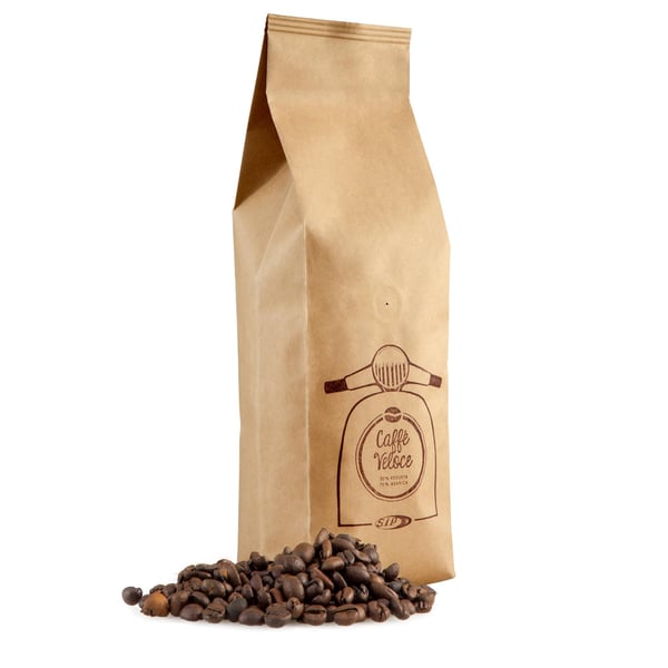 Image of Espressobohnen Caffé Veloce mit Motiv Vespa Motorroller