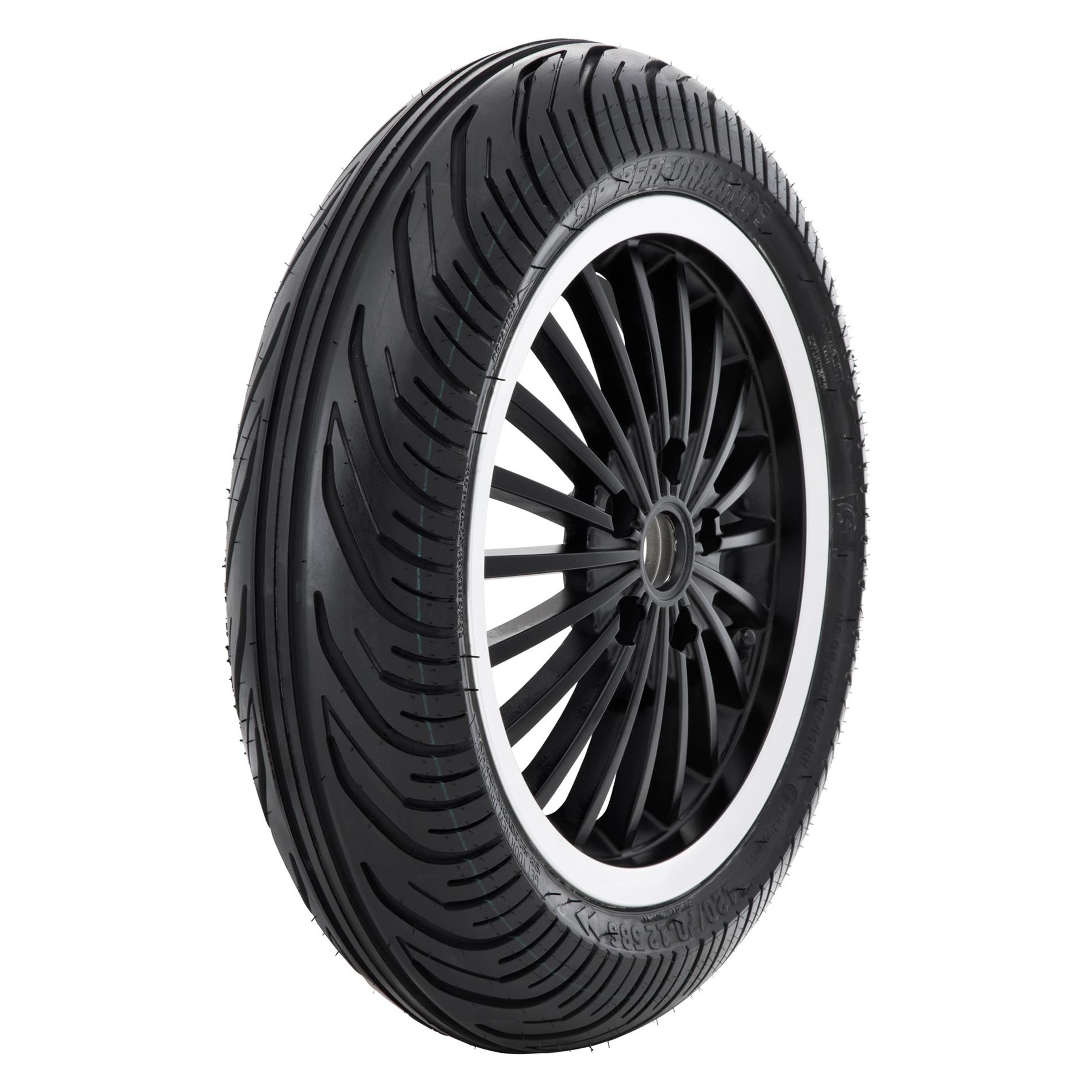 Image of Komplettrad SIP Performance 120/70-12 58S TL für Vespa GTS/GTS Super/GTV/GT 60/GT/GT L 125-300ccm für Vespa GTS/GTS Super/GTV/GT 60/GT/GT L 125-300ccm