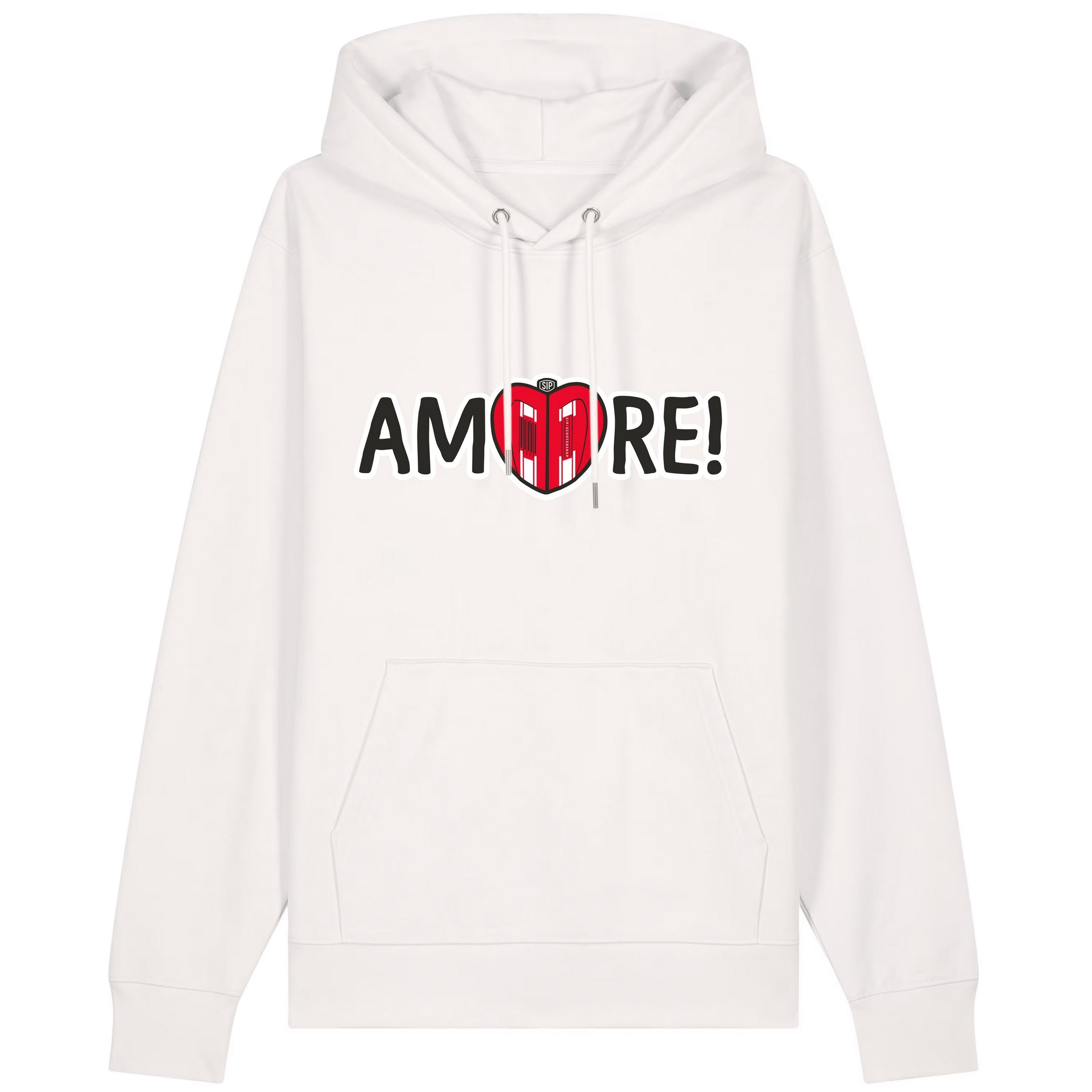 Image of Kapuzen-Sweatshirt/Hoodie SIP mit Herz aus "Vespa" Seitenhauben Größe: M Unisex Unisex