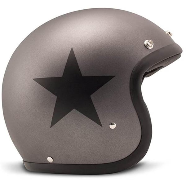 Image of Helm DMD Vintage Star Grey, grau, Gr. XS, 54cm Jethelm