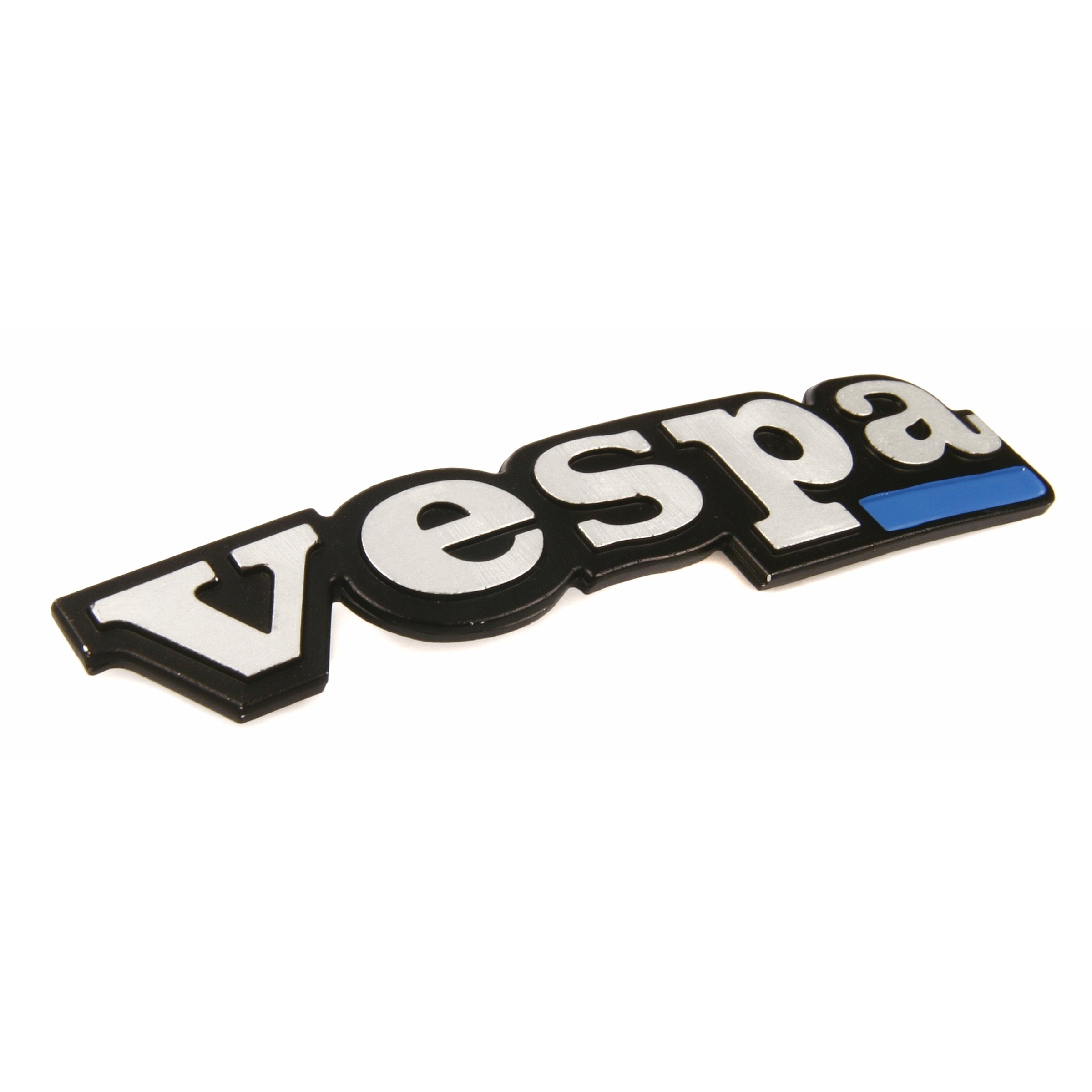 Image of Schriftzug "Vespa" Beinschild vorne 198184 für Vespa PK80-125 S Automatica/ETS für Vespa PK80-125 S Automatica/ETS