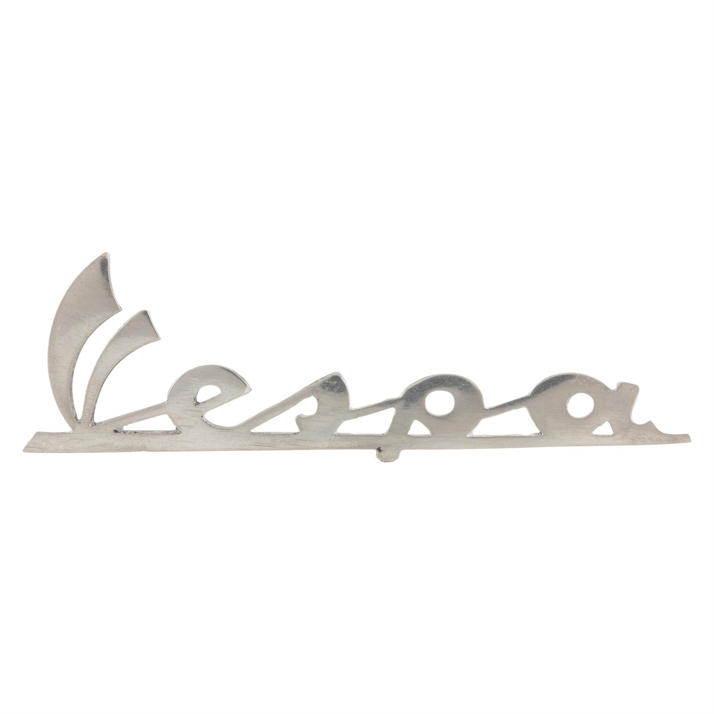 Image of Schriftzug "Vespa" Beinschild vorne für Vespa 50 SS/90 SS für Vespa 50 SS/90 SS