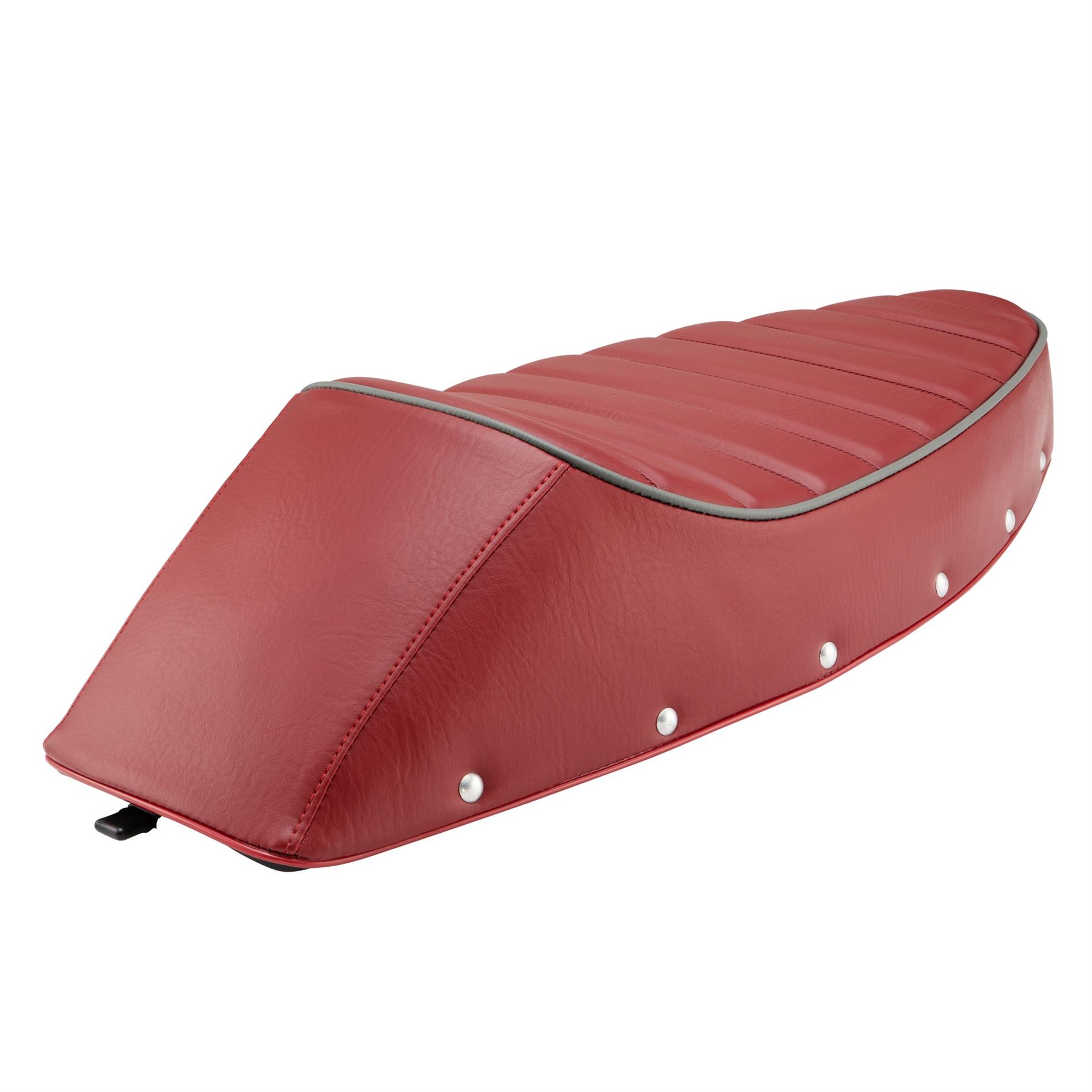 Image of Sportsitzbank braunrot RAL 3011 für Vespa 125 VNA/VNB/GT/GTR/Super/TS/150 VBA/VBB/GL/Sprint/V/Super/T4 für Vespa 125 VNA/VNB/GT/GTR/Super/TS/150 VBA/VBB/GL/Sprint/V/Super/T4