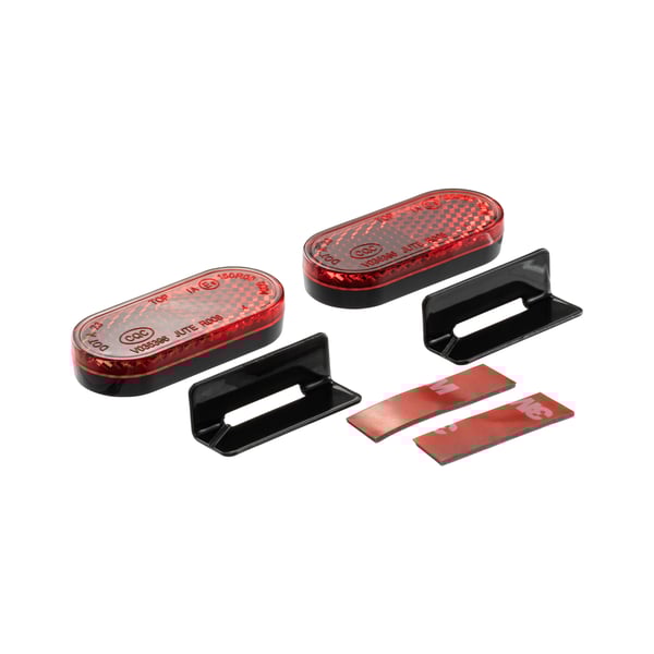 Image of Reflektor Kennzeichenhalter WUNDERKIND, seitlich, 107486 für Vespa GTS/GTS Super/GTV 125/300/310ccm (2023-)