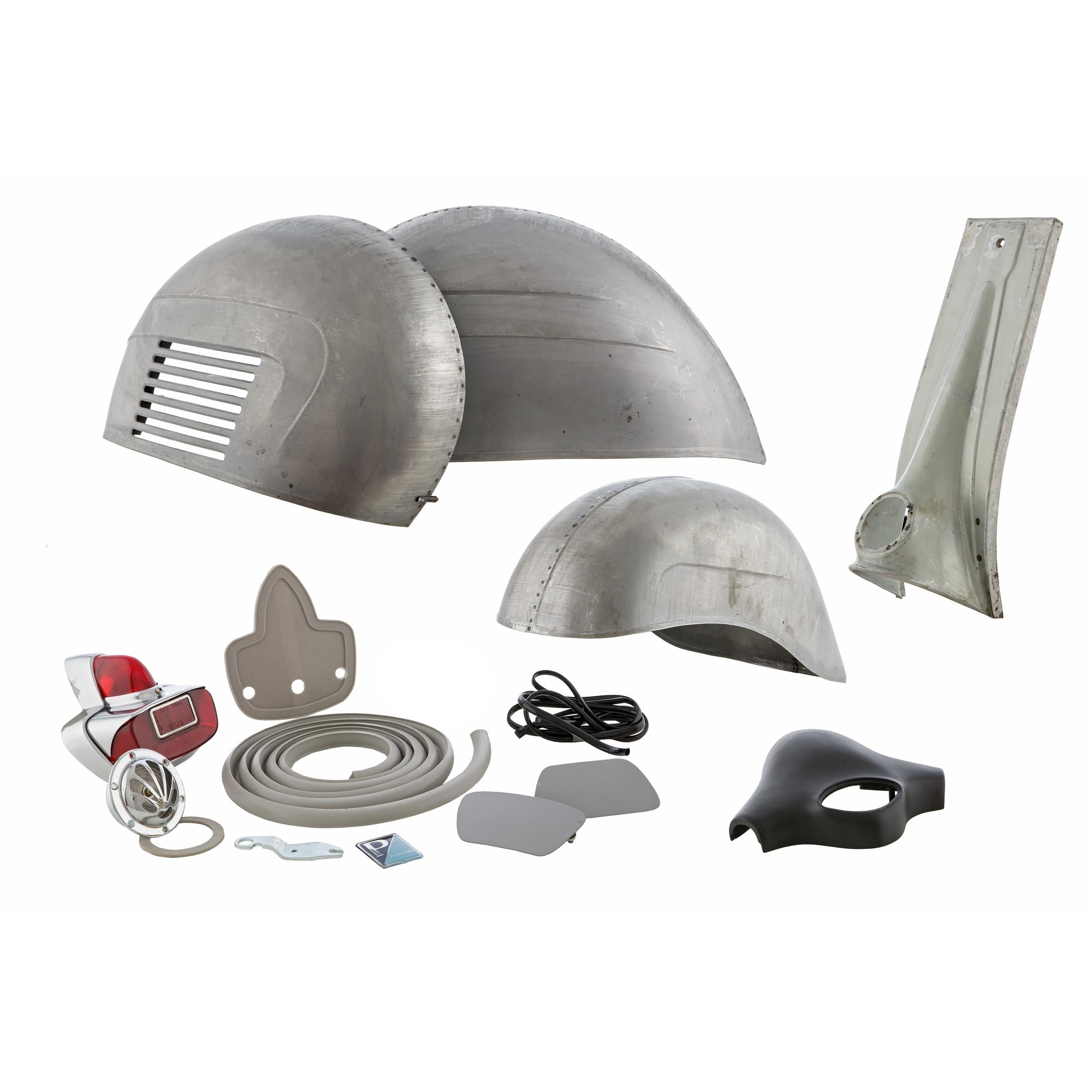 Image of Rahmenkit "GS160 Style", Material: Metall geölt unlackiert für Vespa PX80-200 E Lusso/ '98/MY/T5/LML/LML Star für Vespa PX80-200 E Lusso/ '98/MY/T5/LML/LML Star