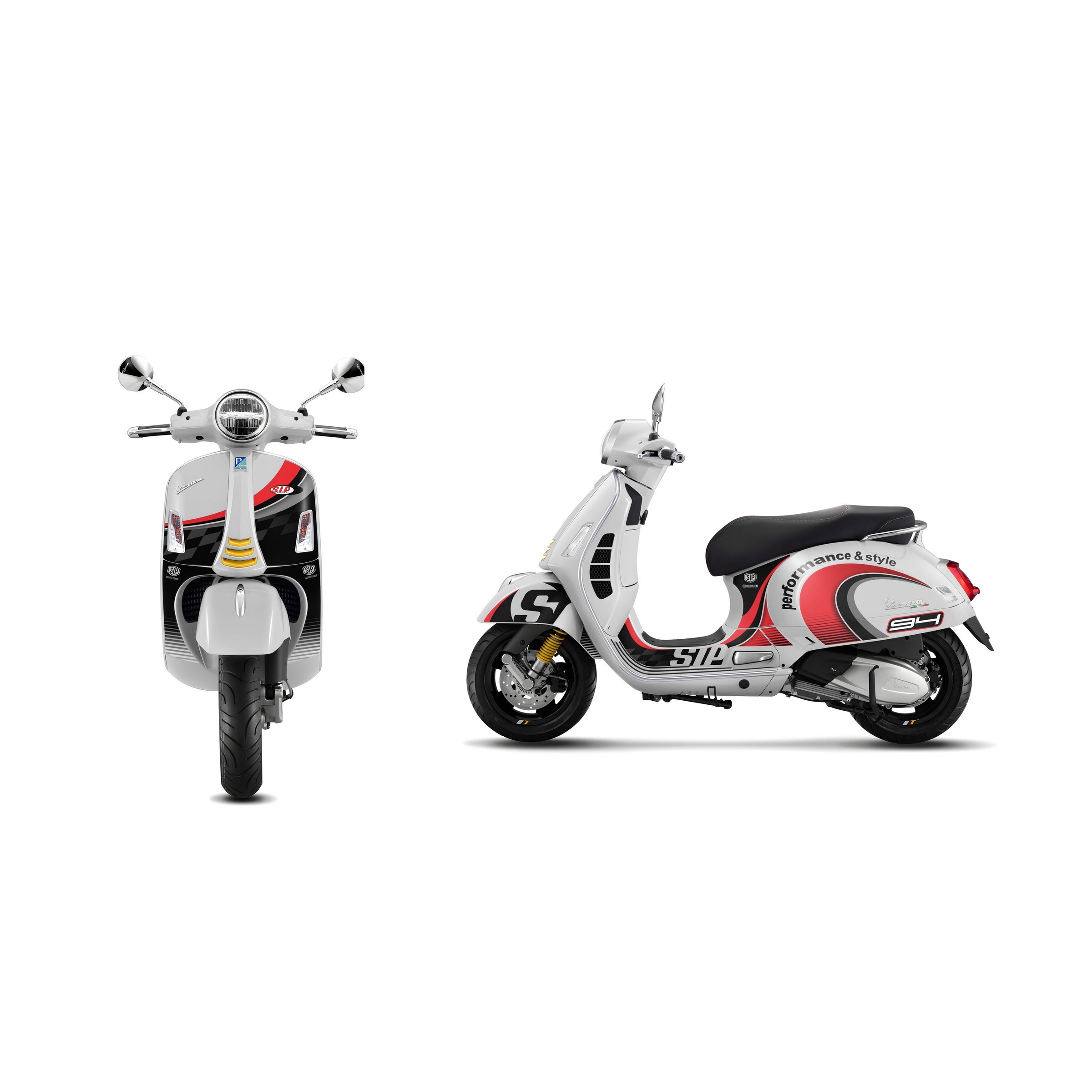 Image of Aufkleberdekorset SIP für Vespa GTS/GTS Super/GTV 125/310ccm für Vespa GTS/GTS Super/GTV 125/310ccm