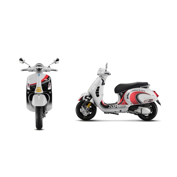 Image of Aufkleberdekorset SIP für Vespa GTS/GTS Super/GTV 125/310ccm