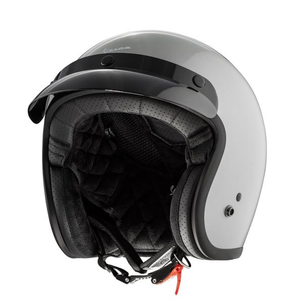 Image of Helm PIAGGIO Vespa Versilia, grau glänzend, Gr. L, 59-60cm Jethelm