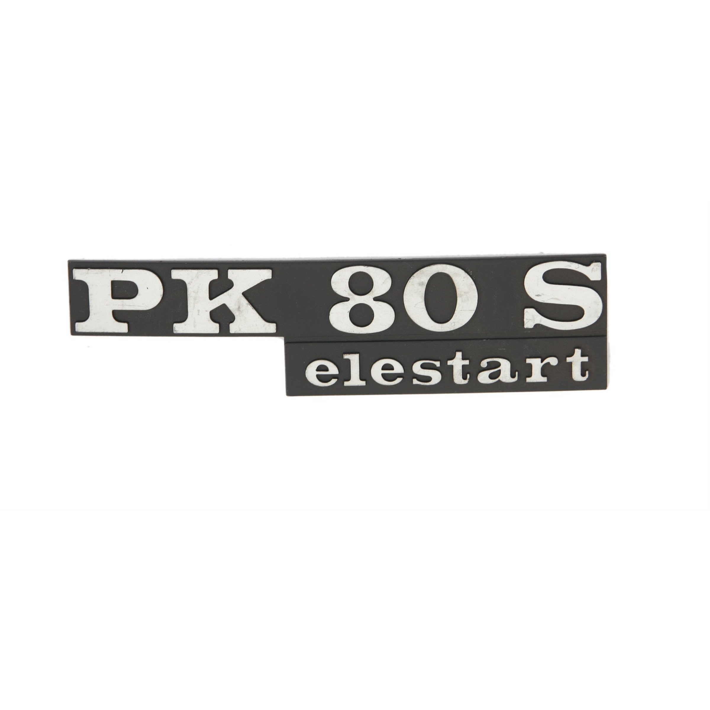 Image of Schriftzug "PK80S elestart" Seitenhaube links 198199 für Vespa PK80 S/Elestart V8X5T für Vespa PK80 S/Elestart V8X5T