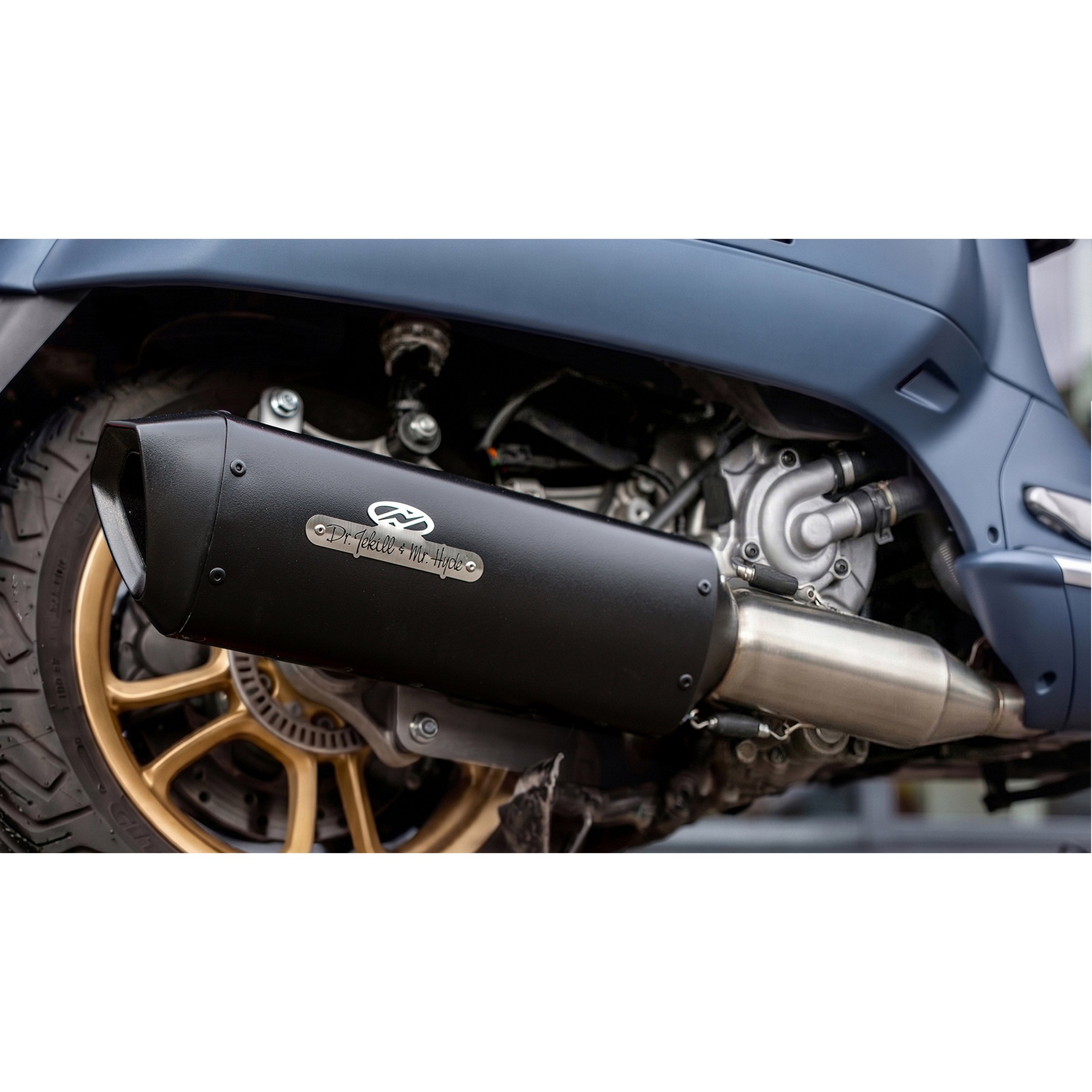 Image of Rennauspuff Dr. Jekill & Mr. Hyde Forte EP-153038 für Vespa GTS/GTS Super/GTV 300ccm HPE (`21-) für Vespa GTS/GTS Super/GTV 300ccm HPE (`21-)