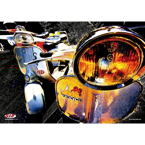 Image of Poster SIP mit Motiv "Vespa 70ies I" XXL