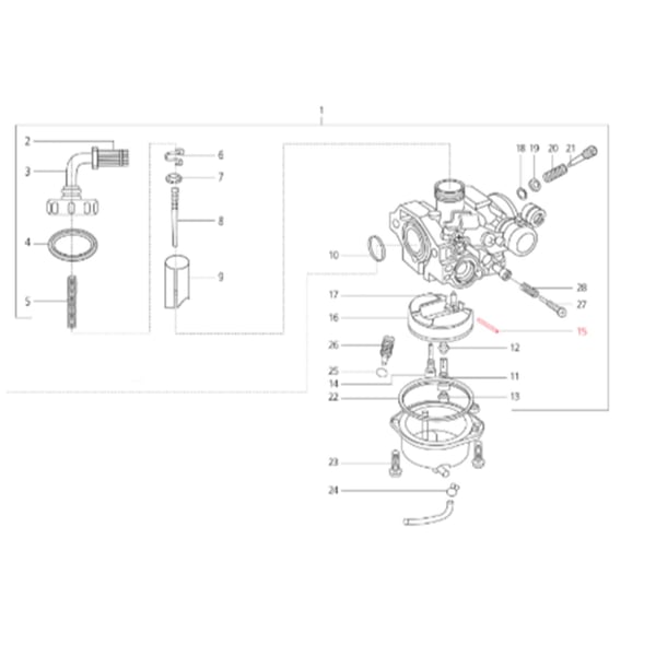 Image of Stift LML, SF212-0142/7 für LML Star 200 4T