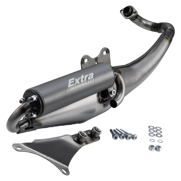 Image of Rennauspuff GIANNELLI EXTRA V2 für GILERA/PIAGGIO Runner '02-'05/Storm/Typhoon/NRG/MC2/MC3/Power/DD/NTT/ZIP SP 50ccm 2T AC