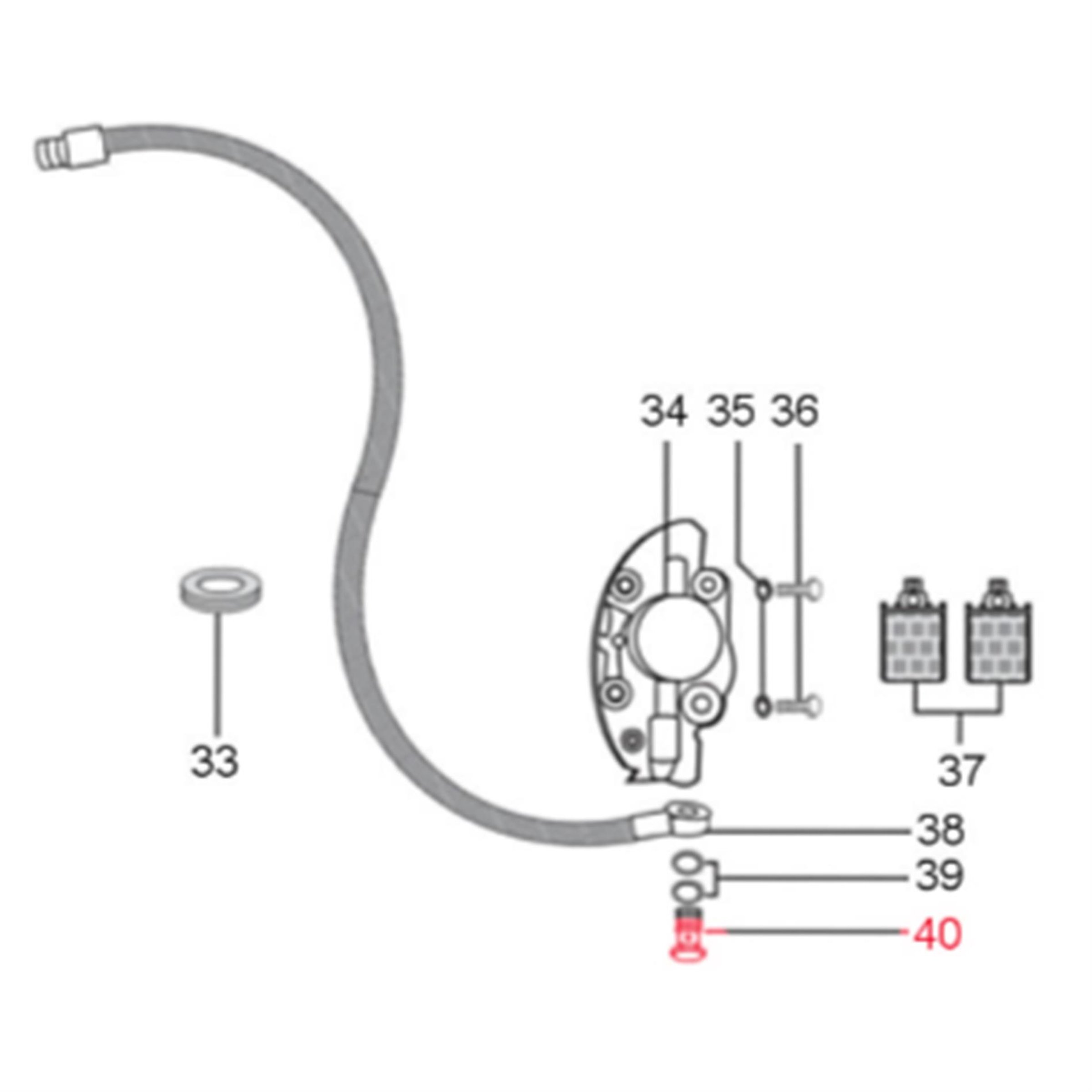 Image of Hohlschraube, LML für LML Star 125-200 2T/4T/ Star125/II/Lite 4T Automatica/CVT für LML Star 125-200 2T/4T/ Star125/II/Lite 4T Automatica/CVT