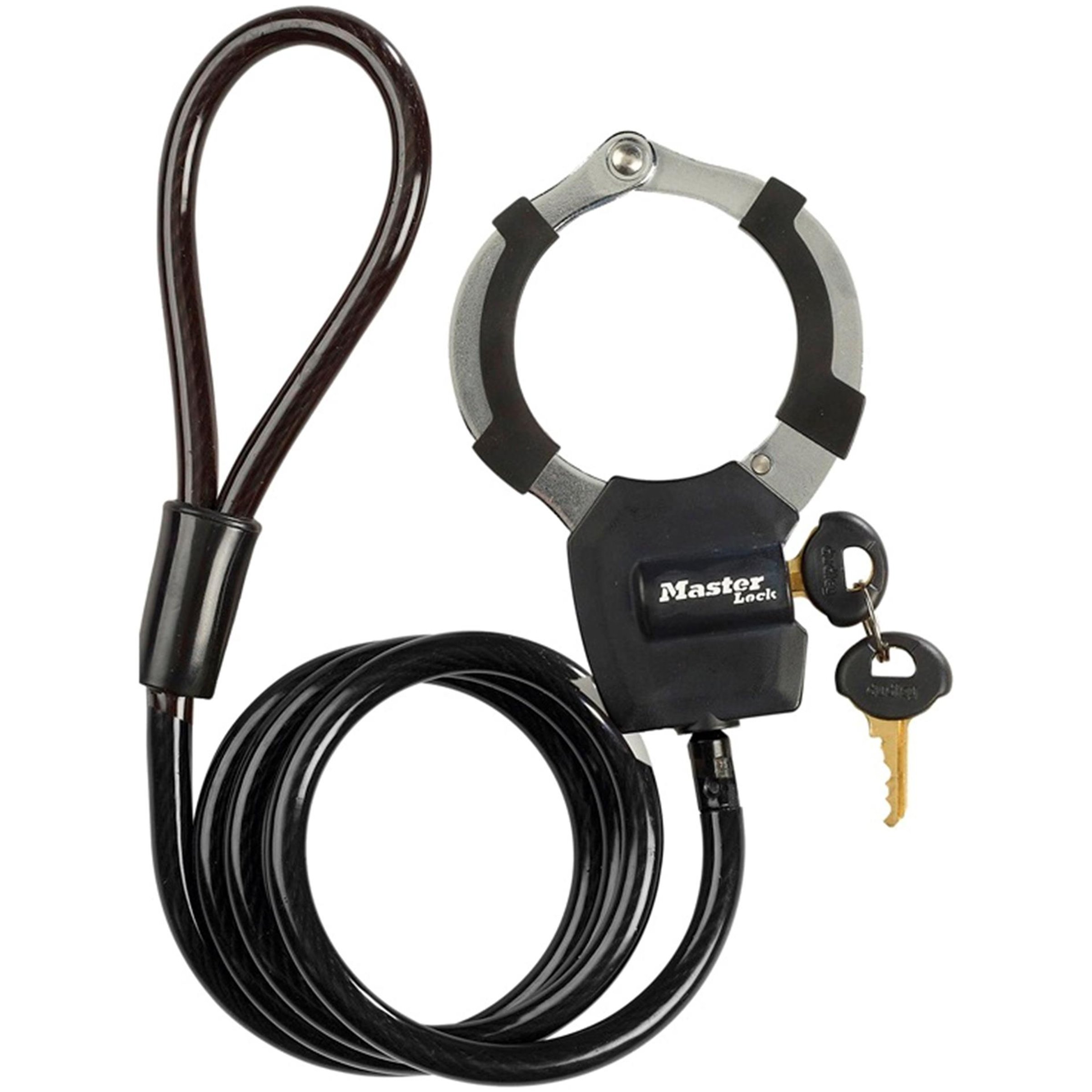 Image of Sicherheitsschloss MASTERLOCK Handschellenschloss Street Cuff 8275 schwarz