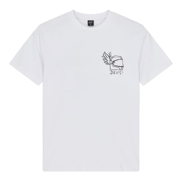 Image of T-Shirt DEUS Harajuku Helmet Tee Größe: M für Männer