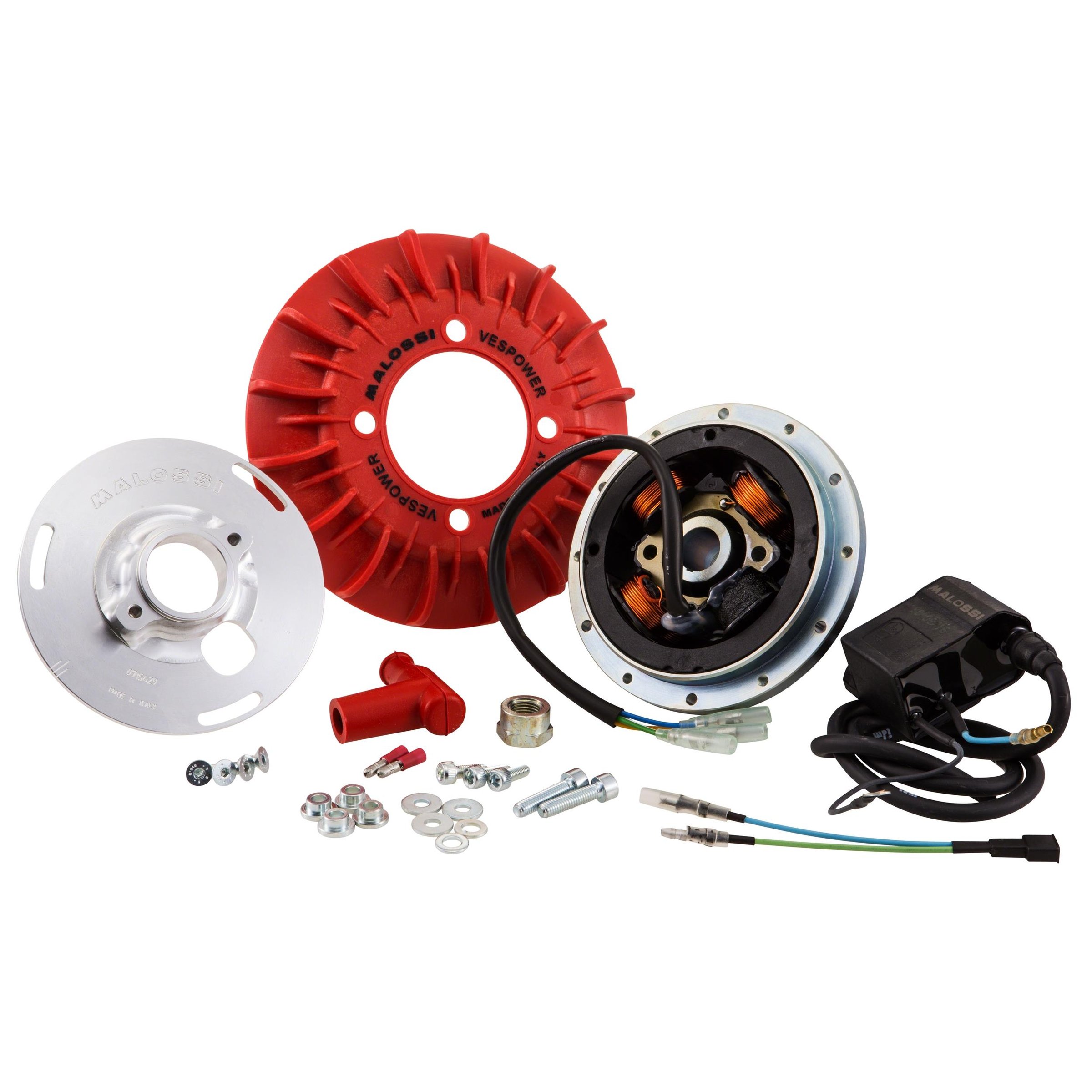 Image of Zündung MALOSSI VesPower MKII, 5516953 für Vespa 125 GTR 2°/TS 2°/150 Sprint V 2°/Super 2°/200 Rally 2°/PX80-200/PE/Lusso/Cosa für Vespa 125 GTR 2°/TS 2°/150 Sprint V 2°/Super 2°/200 Rally 2°/PX80-200/PE/Lusso/Cosa