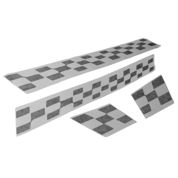 Image of Aufkleberdekorset PIAGGIO mit Motiv "Zielflaggen", Vespa S Sport für Vespa LX/LXV/S 50-150ccm