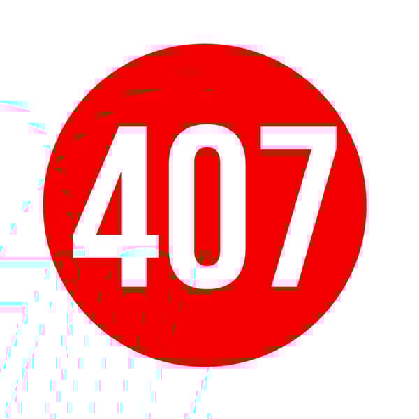 Image of Aufkleber mit Motiv Tempo 407