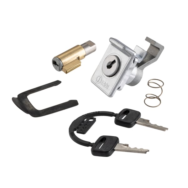 Image of Schloss Set Lenkschloss/Gepäckfach ZADI für Vespa 50N 236001->/L ->580001/S 34201 ->/Special/Elestart/SR/90 31301 ->/R/125 PV 028960->/ET3 ->44965/125 GT/Sprint 62685 ->/TS/GTR/Super/150 Sprint 077175->/V./Rally