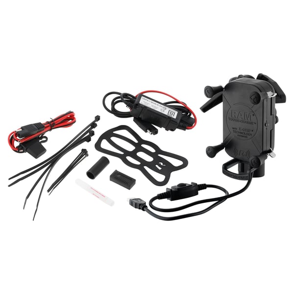 Image of Smartphonehalter RAMMOUNTS Tough-Charge X-Grip Wireless Charger