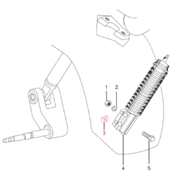 Image of Mutter vierkant, LML für LML Star 125-200 4T/Star Deluxe 125-150 4S/Speedy