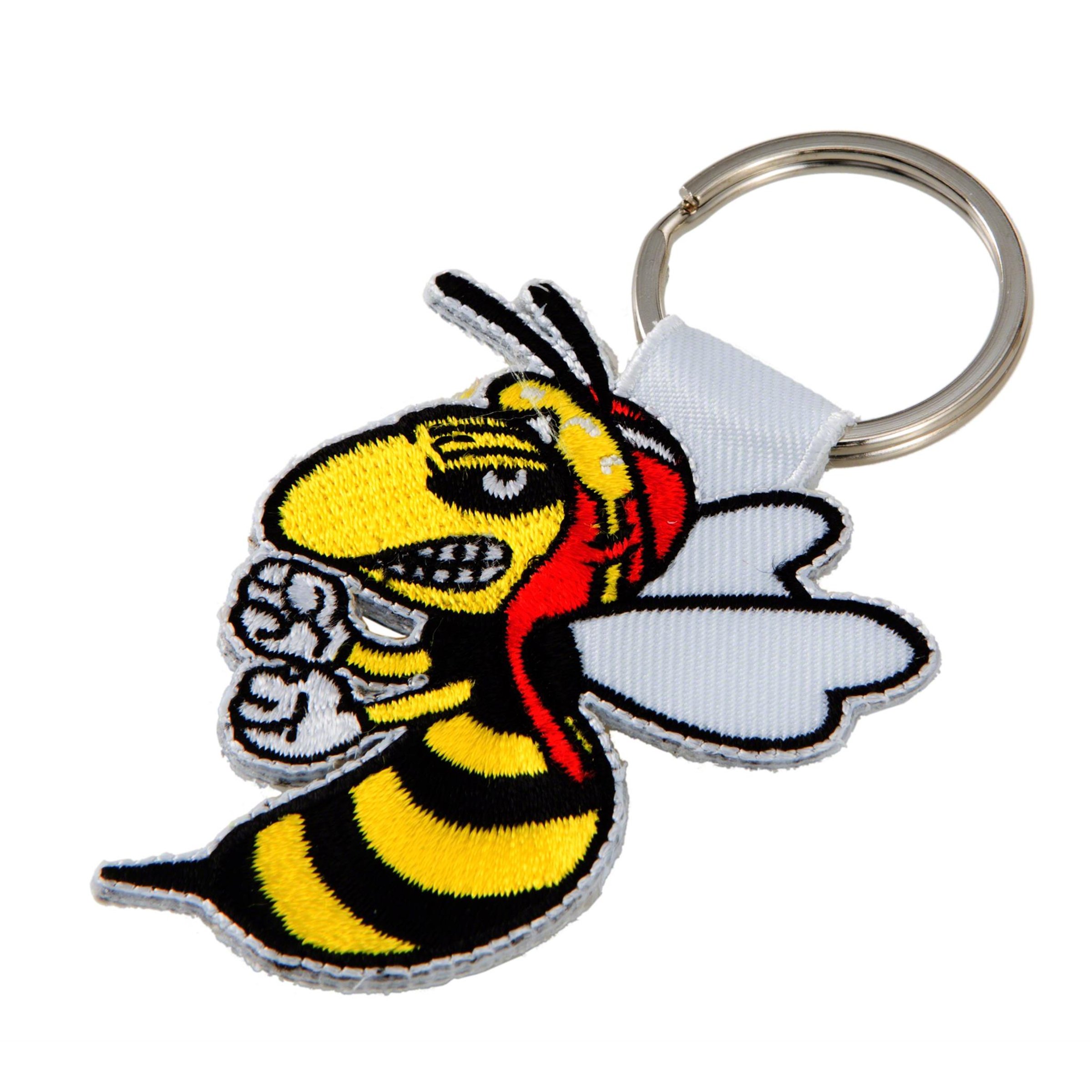 Image of Schlüsselanhänger mit Motiv "böse Wespe"