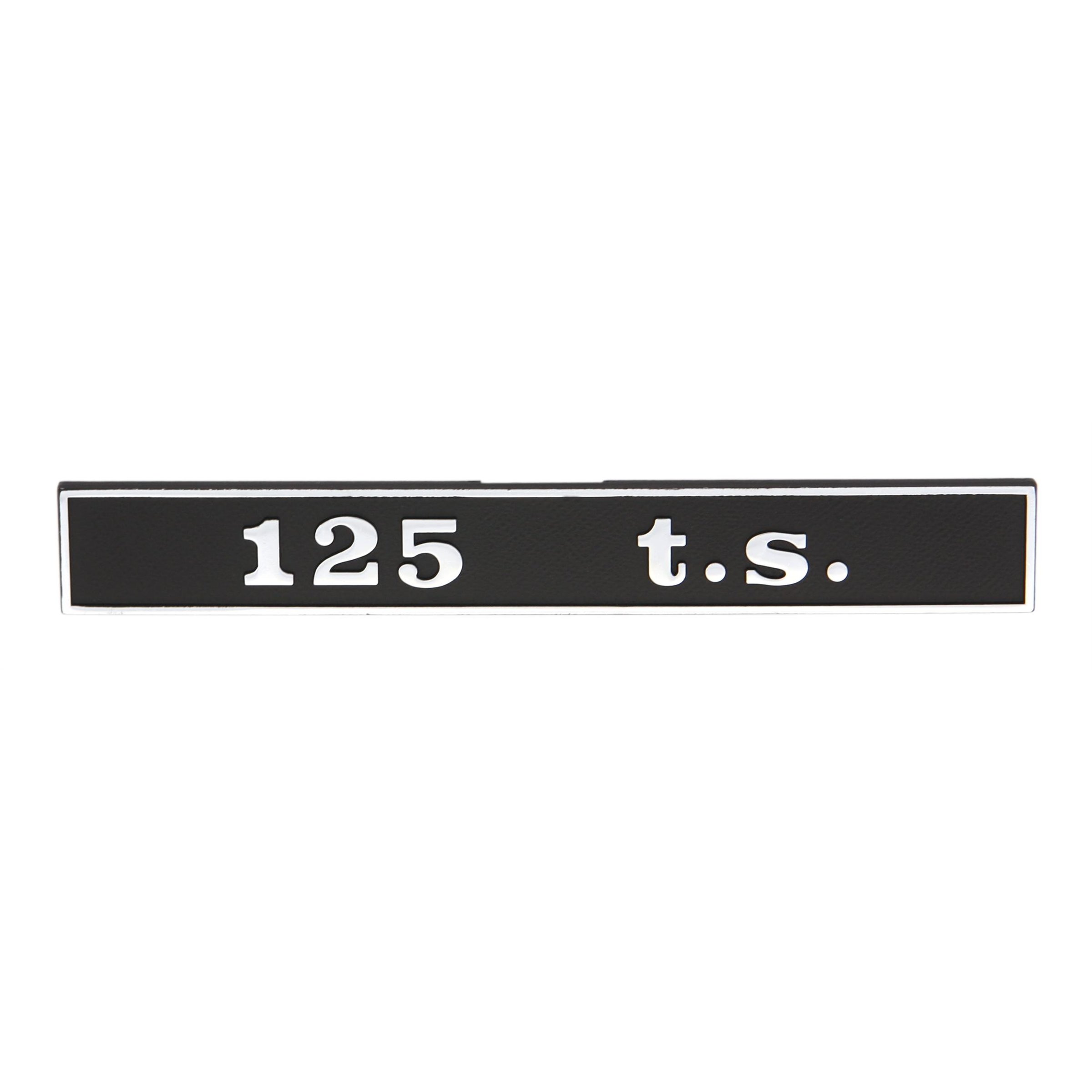 Image of Schriftzug "125 t.s." Heck hinten 156202 für Vespa 125 T. S. für Vespa 125 T. S.