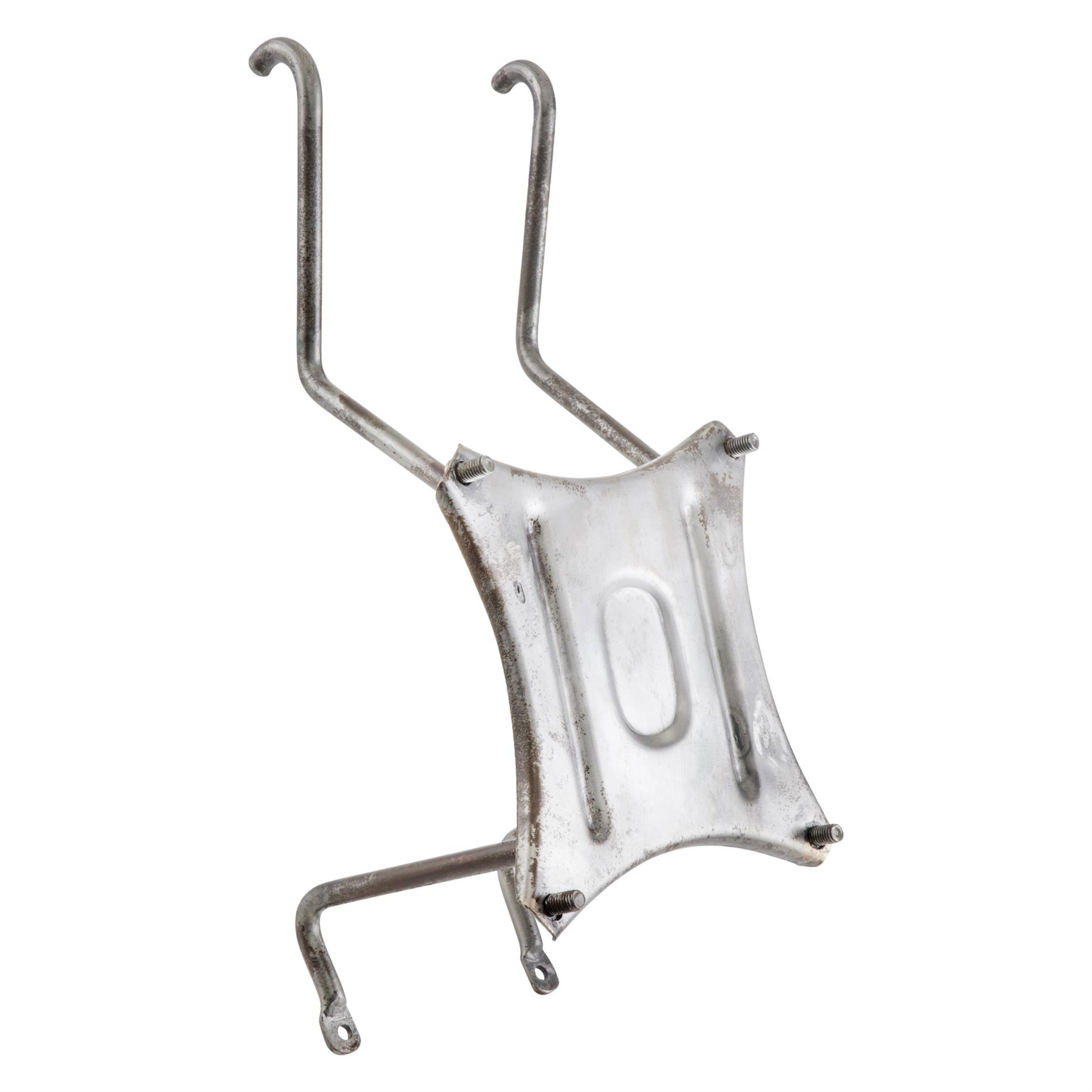 Image of Reserveradhalter, für offene 10" Felge, Durchstieg vorne für Lambretta 125 LI 3°-4°/LIS/150 LI3°/LIS/SX/200 SX für Lambretta 125 LI 3°-4°/LIS/150 LI3°/LIS/SX/200 SX