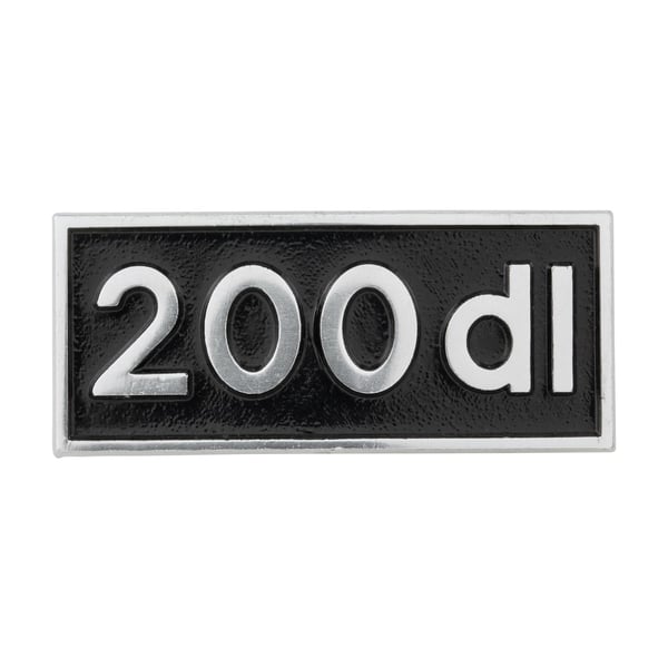 Image of Schriftzug 200 DL Beinschild 22250503 für Lambretta 200 DL