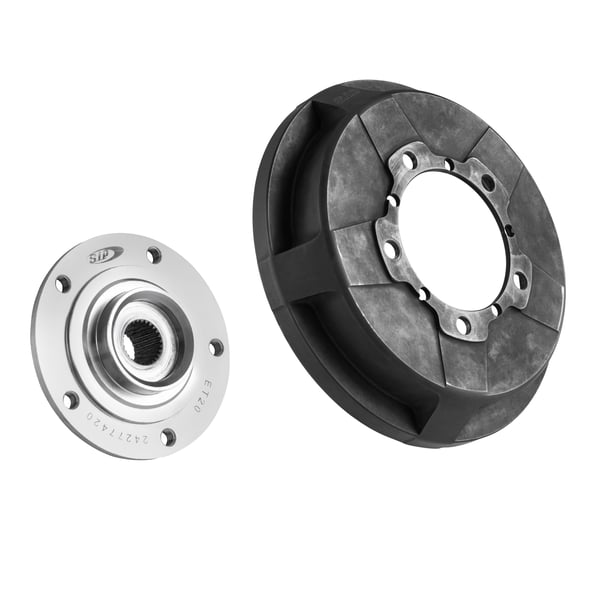 Image of Bremstrommel Kit SIP PERFORMANCE ET30 5/86 hinten Umrüstung auf 10" ZIP Felge/Felgenstern für Vespa 50-125/PV/ET3/PK50-125/S/SS/XL/XL2