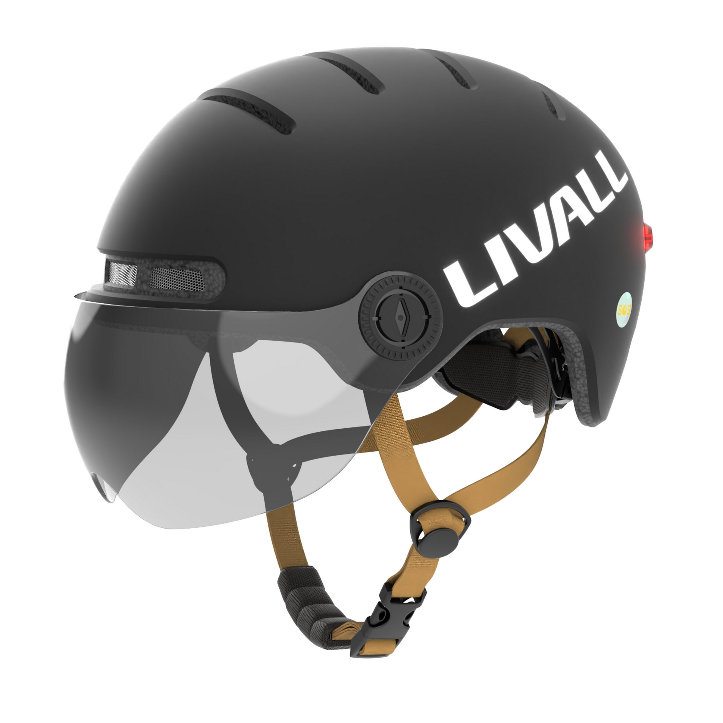 Image of Fahrradhelm LIVALL L23, schwarz, Gr. M, 54-58cm Fahrradhelm Fahrradhelm