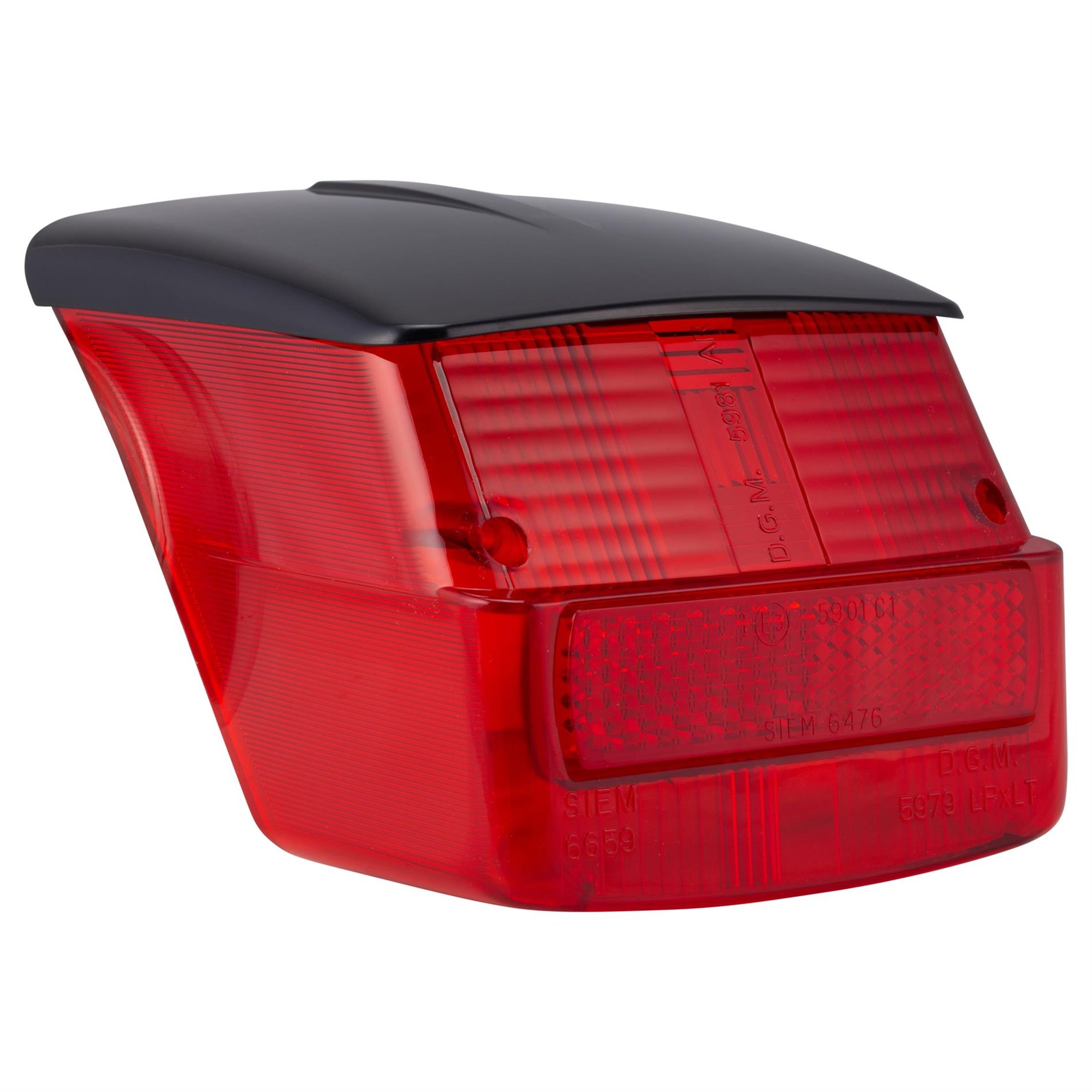 Image of Rücklichtglas SIEM 121612 - 6686 für Vespa 125 GTR/TS/150 SprintV/180-200 Rally/ V50 Special (d) für Vespa 125 GTR/TS/150 SprintV/180-200 Rally/ V50 Special (d)