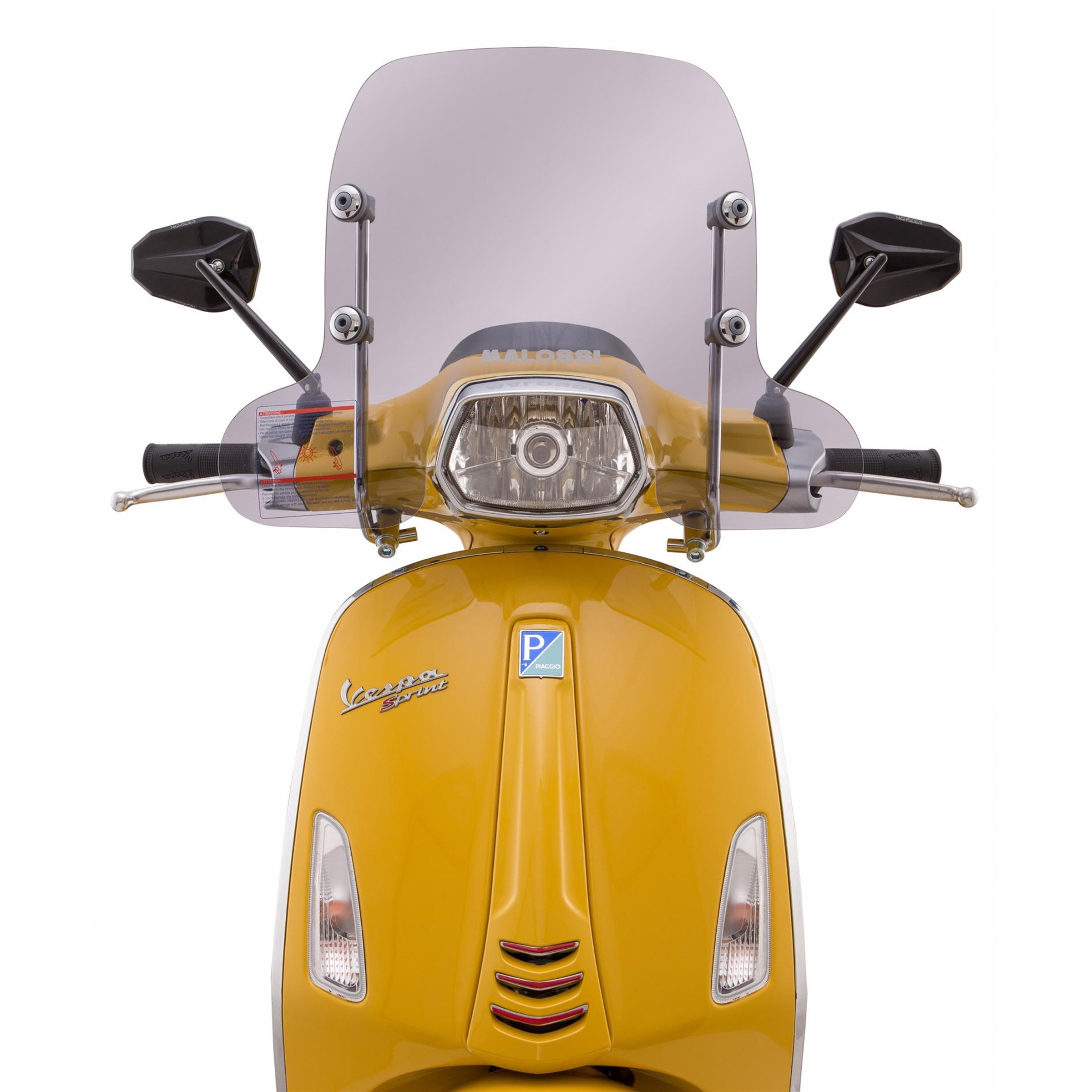 Image of Windschild MALOSSI Sport Screen 4516342 für Vespa Sprint 50-150ccm 2T/4T für Vespa Sprint 50-150ccm 2T/4T